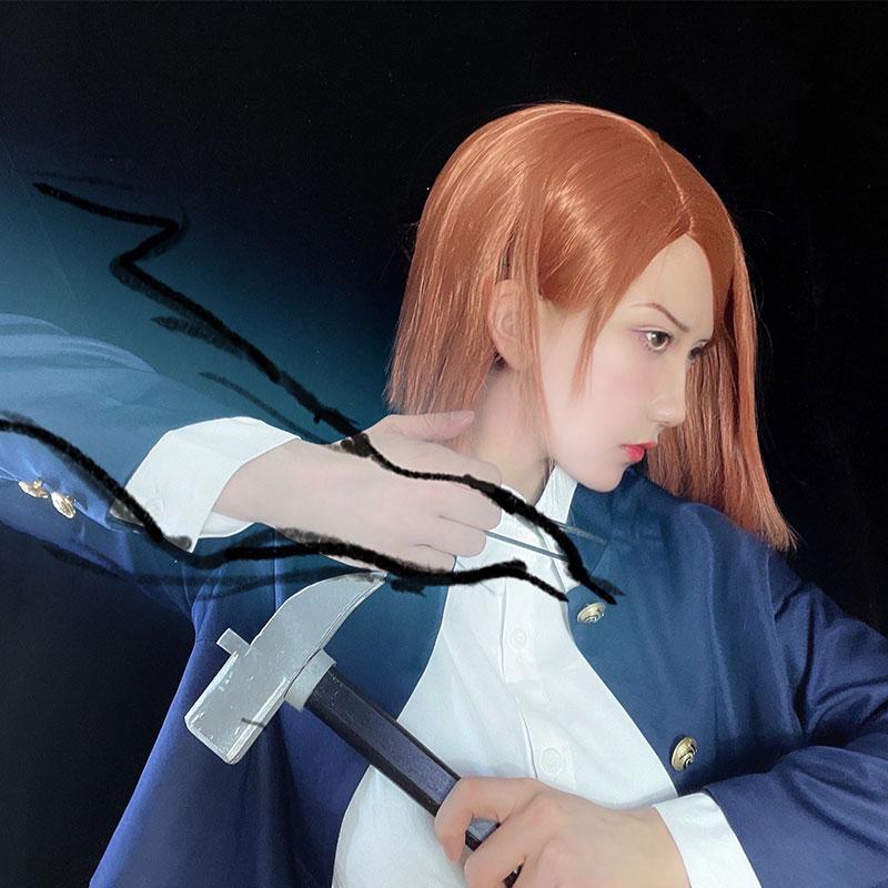 Jujutsu Kaisen Kugisaki Nobara Orange Cosplay Wigs
