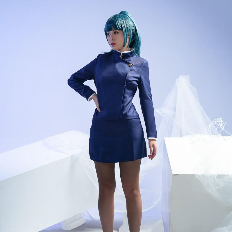 Jujutsu Kaisen Sorcery Fight Zenin Maki Uniform Cosplay Costume
