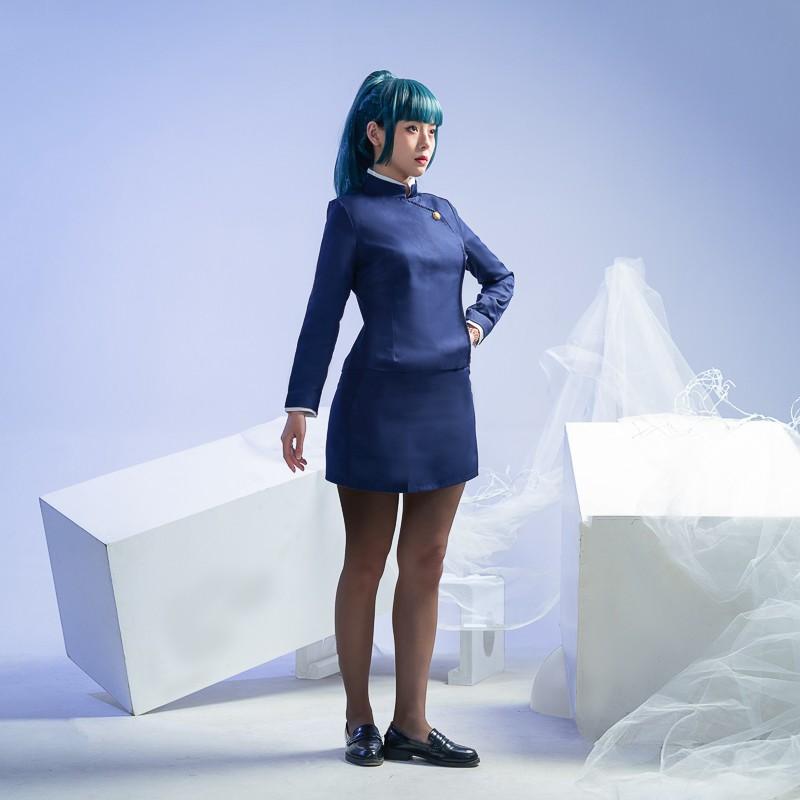 Jujutsu Kaisen Sorcery Fight Zenin Maki Uniform Cosplay Costume
