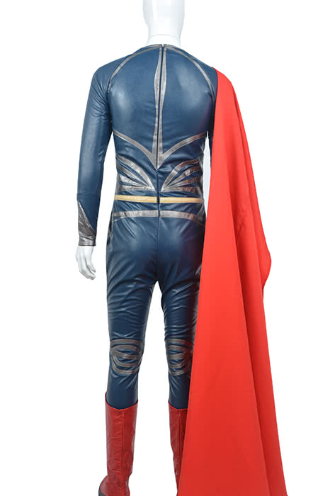 Holloween Adult Superman Costume With Cool Cloack And Shoes