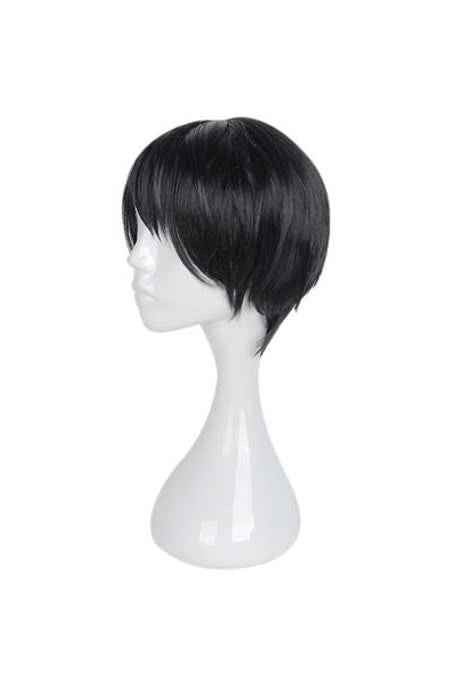 Kakegurui Kaede Manyuda Short Black Men Cosplay Wigs