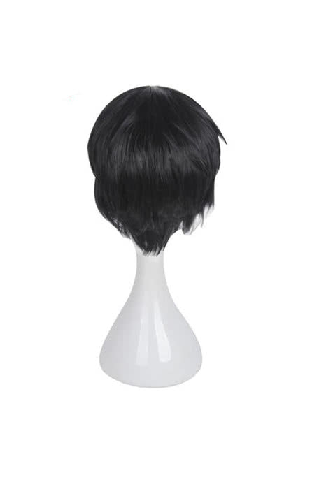 Kakegurui Kaede Manyuda Short Black Men Cosplay Wigs