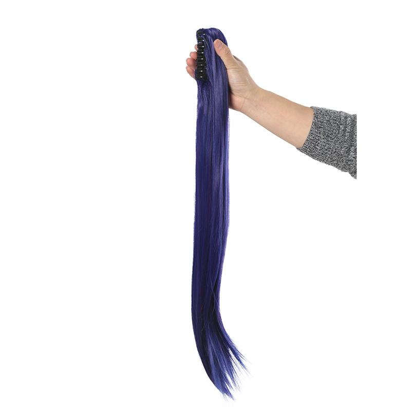 Kakegurui Sayaka Igarashi Purple Mixed Blue Long Straight Cosplay Wigs