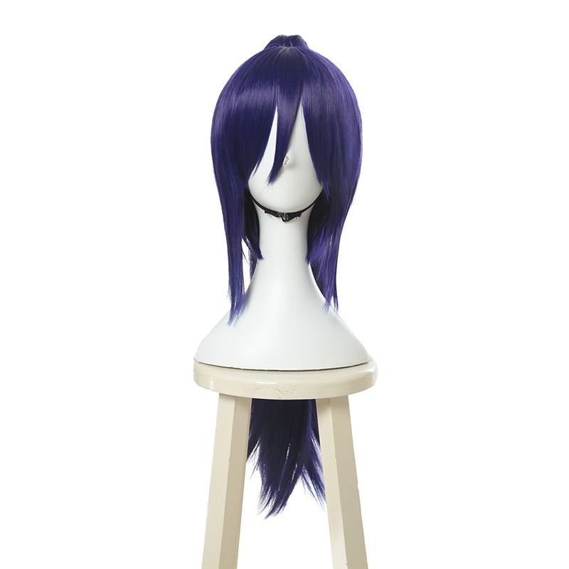 Kakegurui Sayaka Igarashi Purple Mixed Blue Long Straight Cosplay Wigs