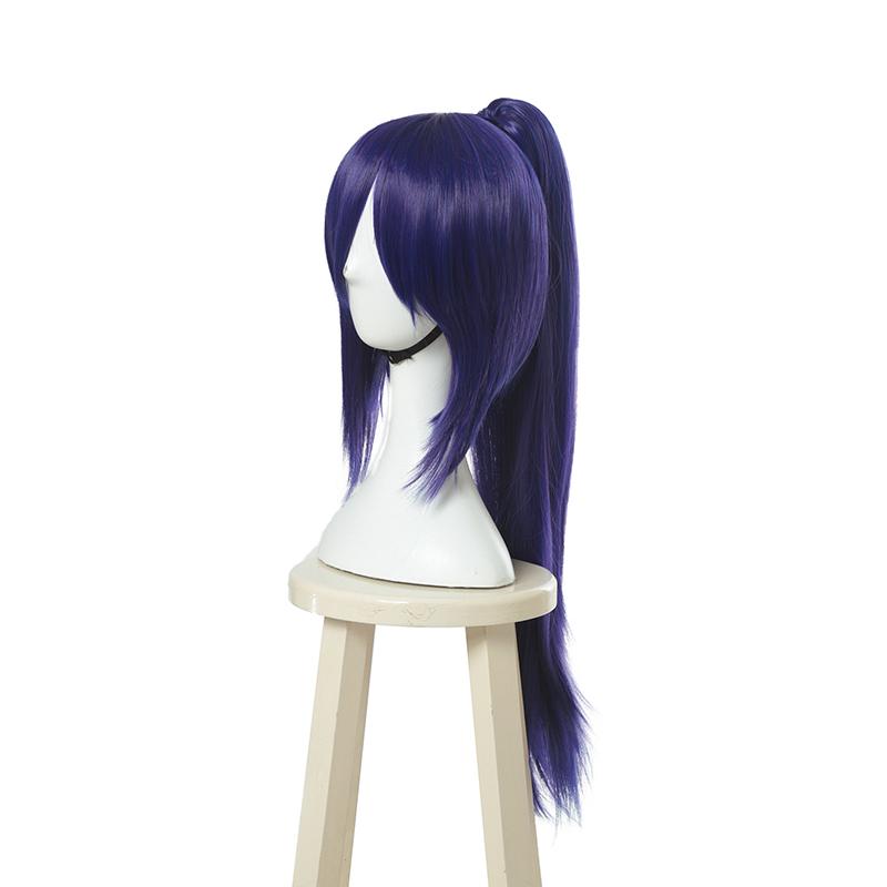 Kakegurui Sayaka Igarashi Purple Mixed Blue Long Straight Cosplay Wigs