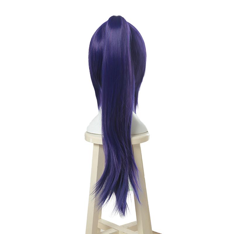 Kakegurui Sayaka Igarashi Purple Mixed Blue Long Straight Cosplay Wigs