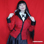 Kakegurui Yumeko Jabami  Black Long Cosplay Wigs