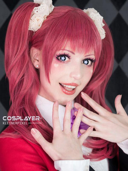 Kakegurui Yumemite Yumemi 100cm Long Pink Straight Cosplay Wigs