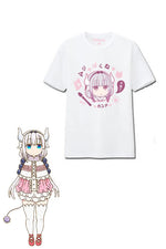 Miss Kobayashi's Dragon Maid Kanna Kobayashi T-shirt Anime Cosplay Costumes