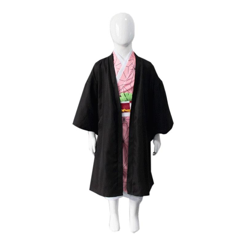 Kid Demon Slayer Nezuko Kamado kimono Cosplay Costume