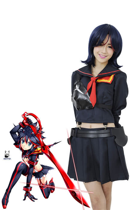 New Arrival of  KILL la KILL  Blue Anime Cosplay Costume Wear by Female Leading Role