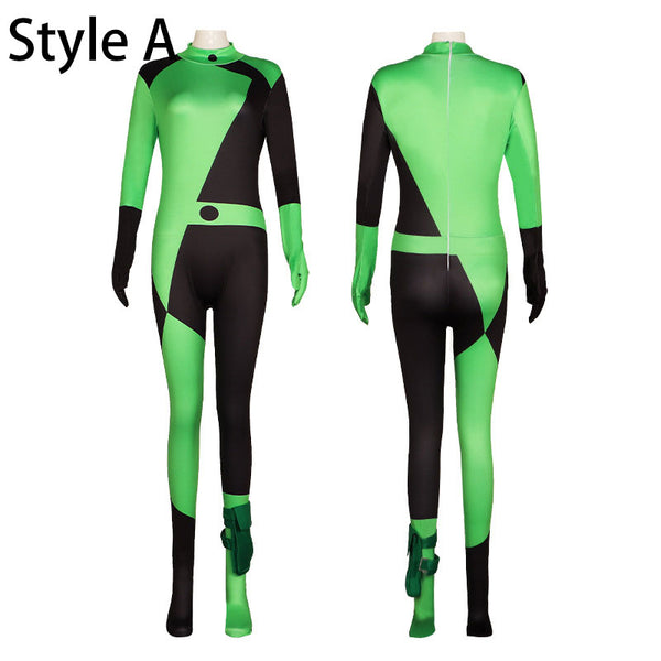 Kim Possible Shego Cosplay Costume