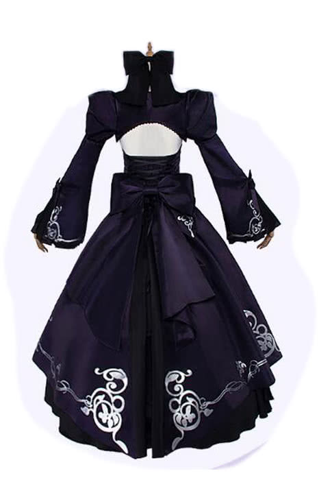 Fate Saber Alter Cosplay Costumes Female Evening Dresses