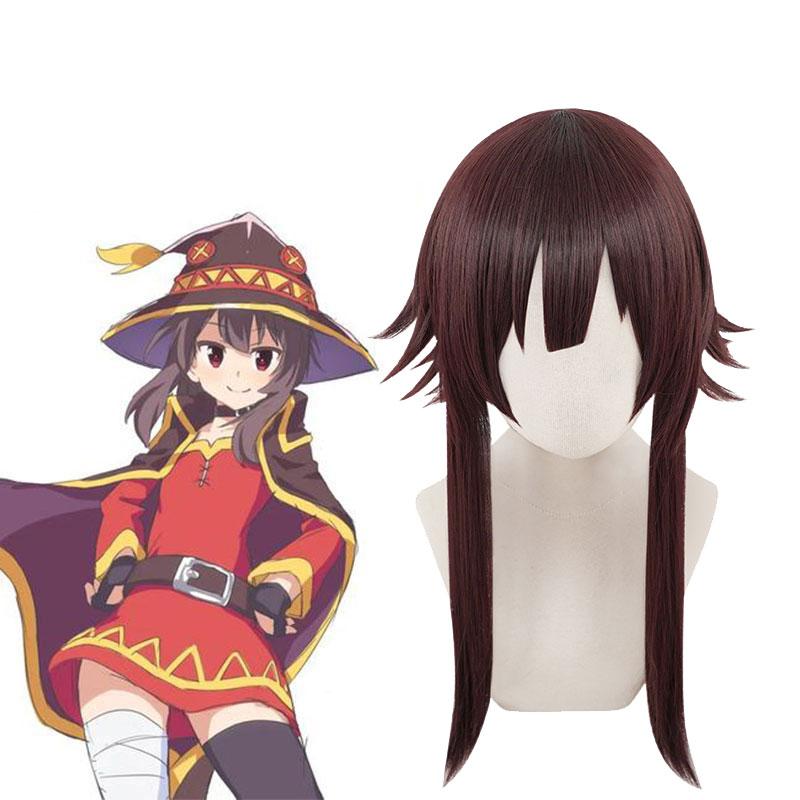 Kono Subarashii Sekai ni Shukufuku wo! Megumin Brown Cosplay Wigs