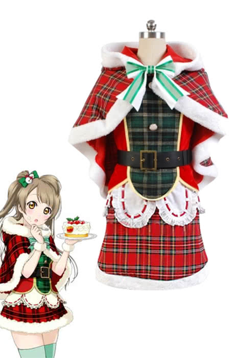 Love Live Minami Kotori Christmas Dresses Cosplay Costumes