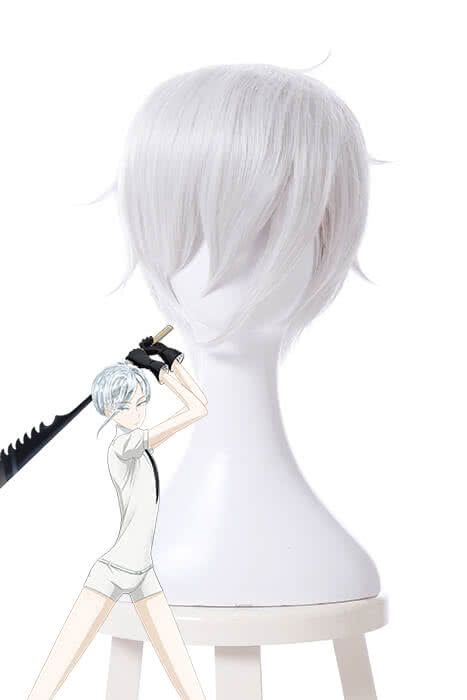 Land of the Lustrous Houseki no Kuni Antarcticite Silver White Cosplay Wigs