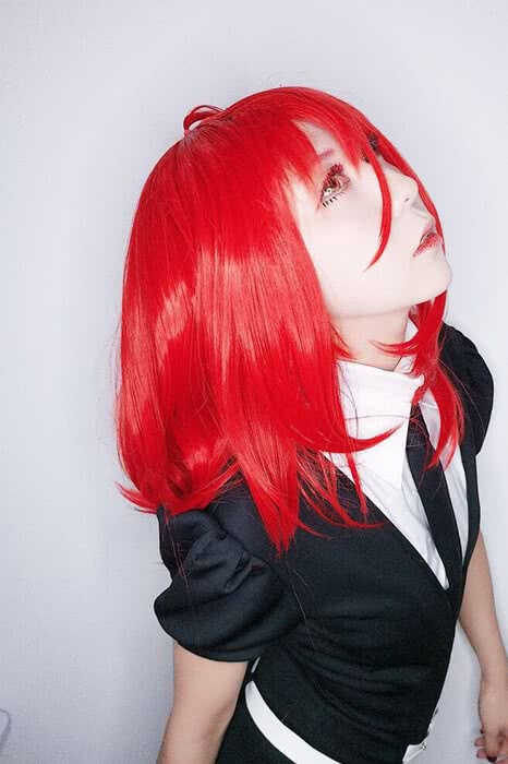 Land of the Lustrous Cinnabar Long Red Special Anime Cosplay Wigs