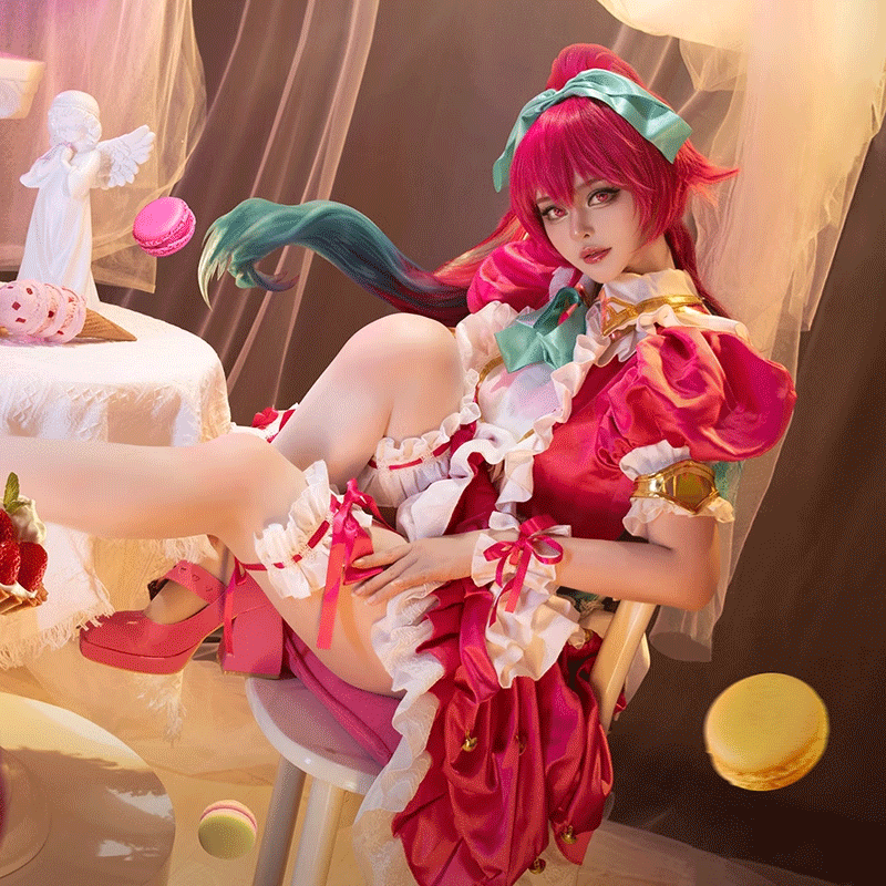 League Of Legends LOL Cafe Cutie Sivir Cosplay Costume