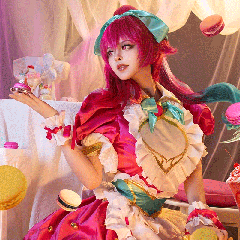 League Of Legends LOL Cafe Cutie Sivir Cosplay Costume