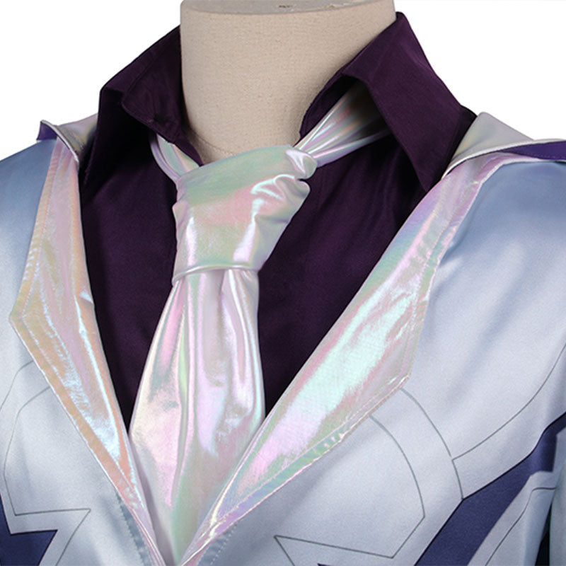 League Of Legends LOL Crystal Rose Akshan Cosplay Costume