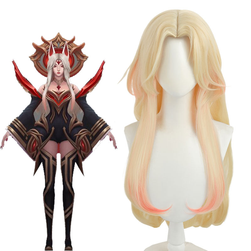 League of Legends Lenda Imortalizada Ahri Cosplay Wig