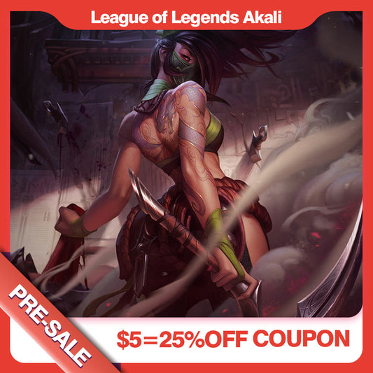 League of Legends LOL Akali Cosplay Costume Pre-sale