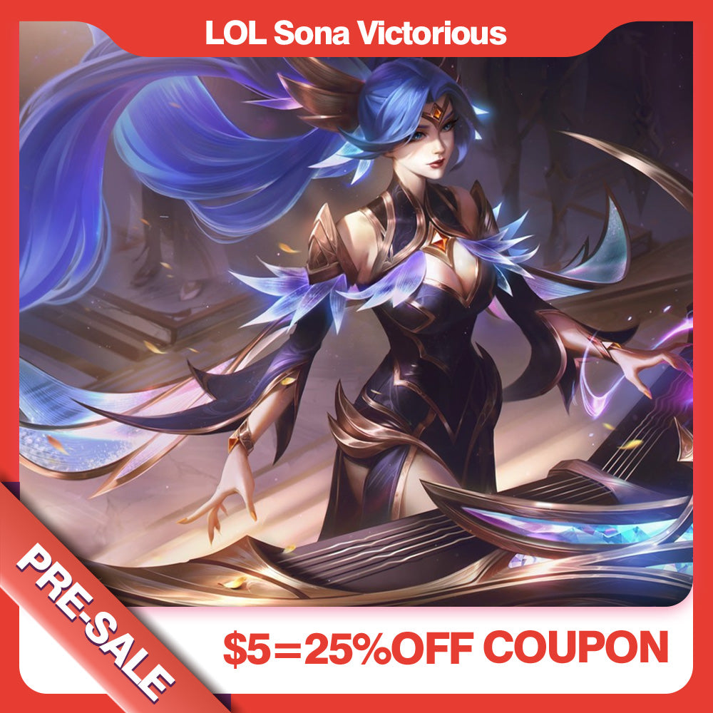 League of Legends LOL Sona Victorious Cosplay Costume Pre-sale