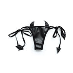 Little Devil Sexy Lingerie Black Suit Cosplay Costume