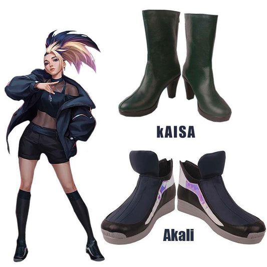 LOL KDA BADDEST Evelynn & Akali Cosplay Shoes