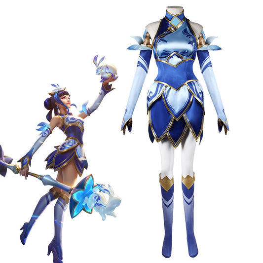 LOL League Of Legends Porcelain Lux Cosplay Costume