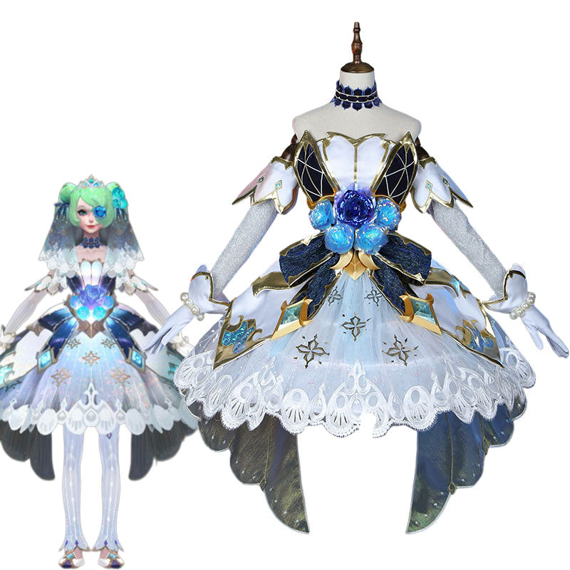 LOL Prestige Crystal Rose Gwen Cosplay Costume