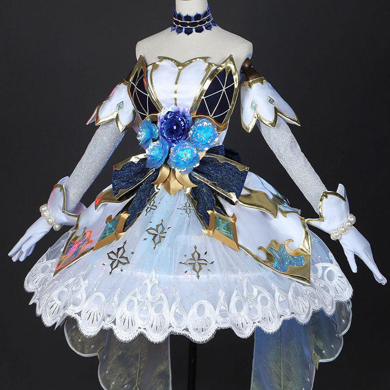 LOL Prestige Crystal Rose Gwen Cosplay Costume