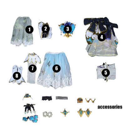 LOL Prestige Crystal Rose Gwen Cosplay Costume