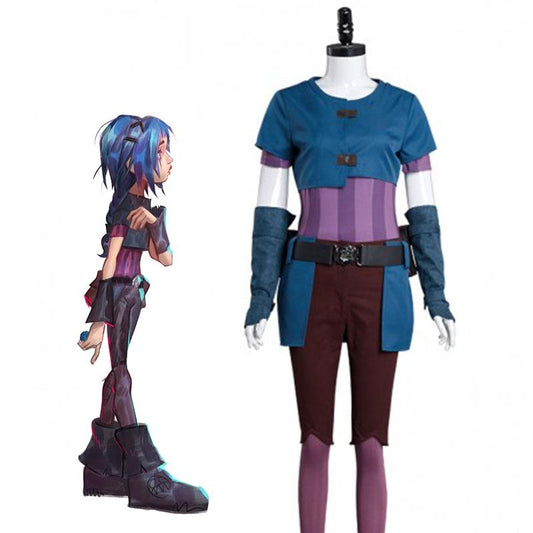 LOL Arcane Powder Jinx Cospaly Costume
