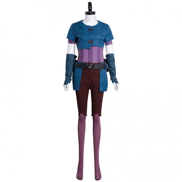 LOL Arcane Powder Jinx Cospaly Costume
