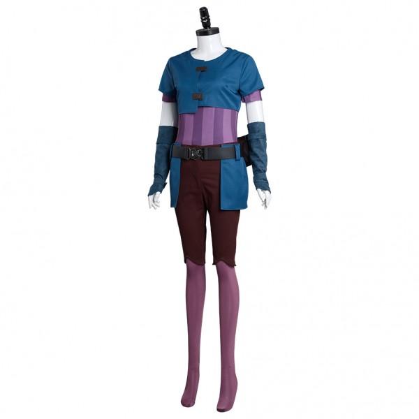 LOL Arcane Powder Jinx Cospaly Costume