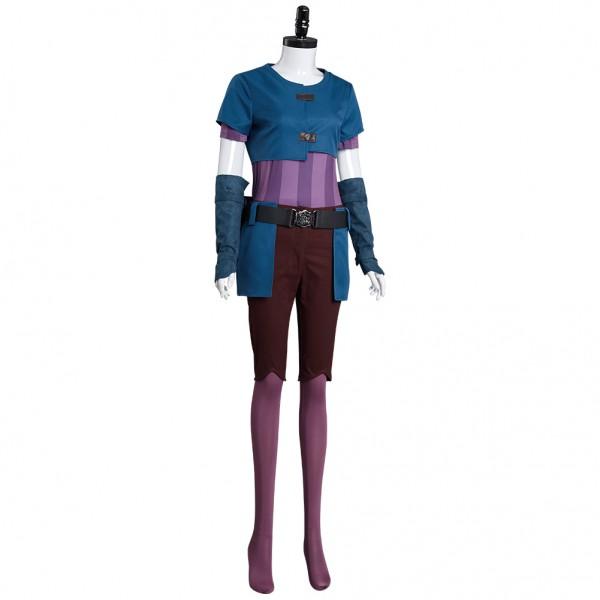 LOL Arcane Powder Jinx Cospaly Costume