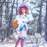 LOL Aurora Short Orange Cosplay Wig