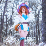 LOL Aurora Short Orange Cosplay Wig