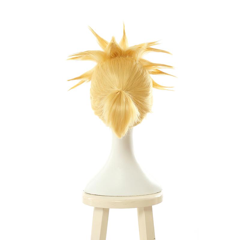 LOL Battle Academy Ezreal Blonde Wig With Ponytail Cosplay Wigs
