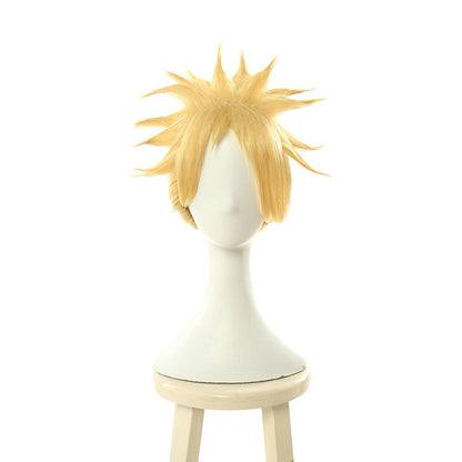 LOL Battle Academy Ezreal Blonde Wig With Ponytail Cosplay Wigs