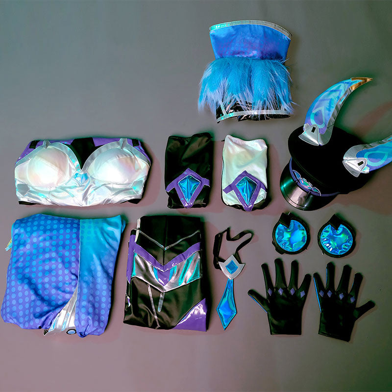 LOL Battle Bat Xayah Cosplay Costume Halloween Costume