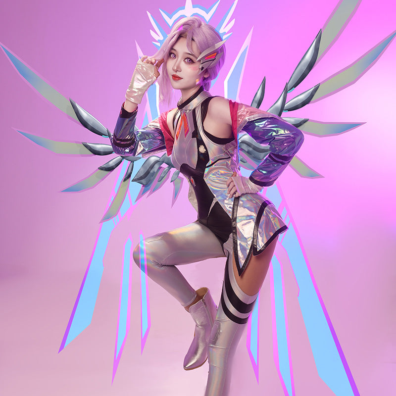 LOL Battle Dove Seraphine Cosplay Costume