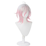 League Of Legends LOL Briar  Short White Gradient Pink Cosplay Wig