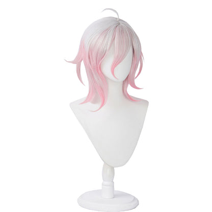 League Of Legends LOL Briar  Short White Gradient Pink Cosplay Wig