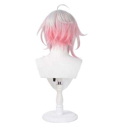 League Of Legends LOL Briar  Short White Gradient Pink Cosplay Wig
