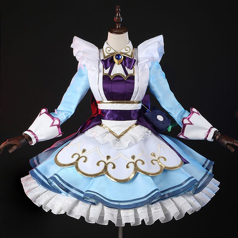 Game League Of Legends LOL Cafe Cutie Gwen Cosplay Costume
