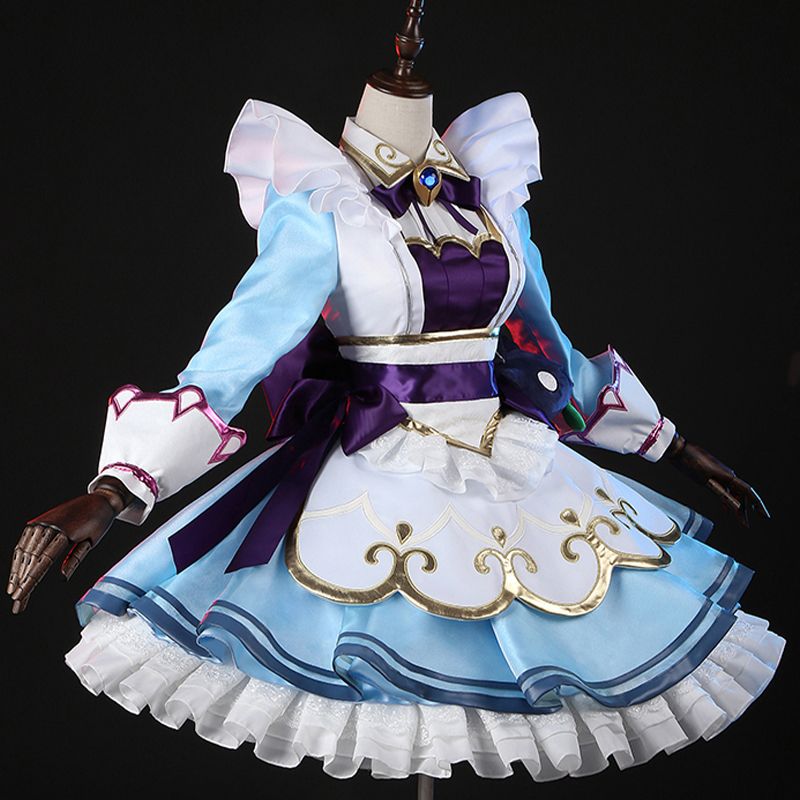 Game League Of Legends LOL Cafe Cutie Gwen Cosplay Costume
