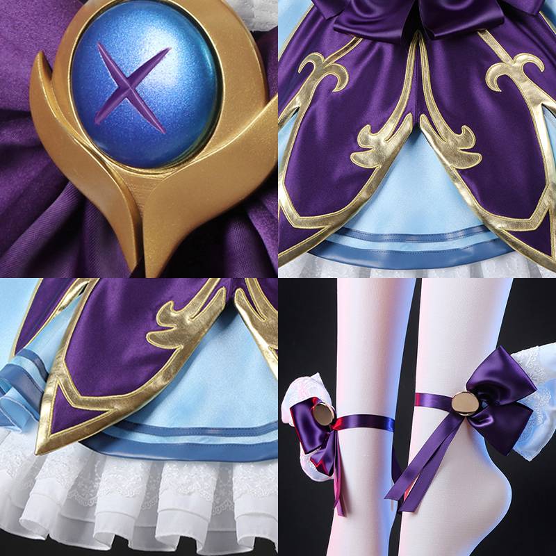 Game League Of Legends LOL Cafe Cutie Gwen Cosplay Costume