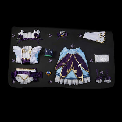 Game League Of Legends LOL Cafe Cutie Gwen Cosplay Costume